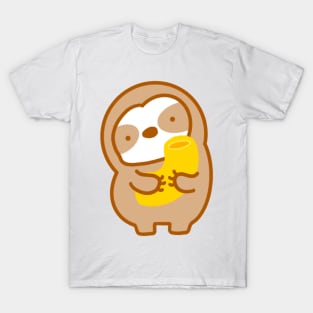 Cute Macaroni and Cheese Sloth T-Shirt